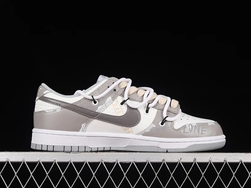 All categories Nk SB Dunk series Nk SB Dunk Low low-top sneakers Nk Dunk Low ESS customized version Panda Prank hip-hop theme low-top casual sneakers DJ6188-003